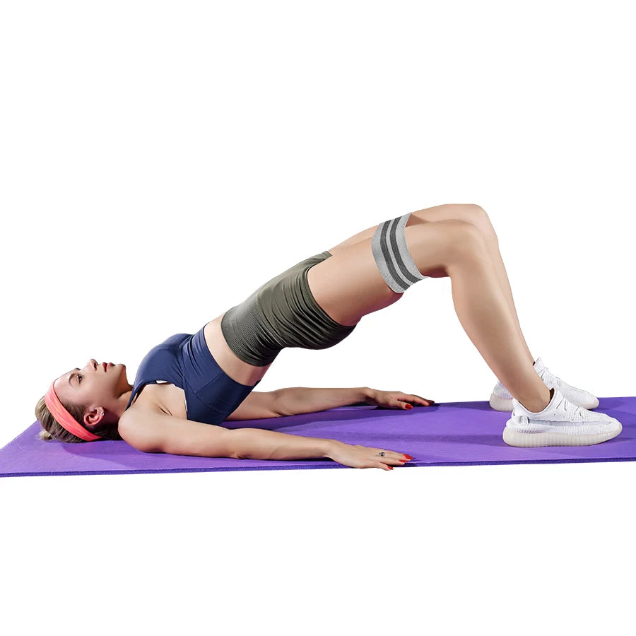 Fabric Resistance Bands for Glutes, Thighs, and Hips for Men and Women – Ideal for Squats, Stretching, and Yoga Workouts