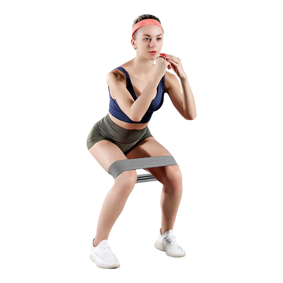 Fabric Resistance Bands for Glutes, Thighs, and Hips for Men and Women – Ideal for Squats, Stretching, and Yoga Workouts