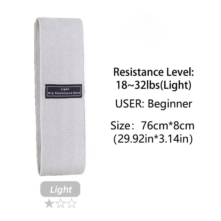 Fabric Resistance Bands for Glutes, Thighs, and Hips for Men and Women – Ideal for Squats, Stretching, and Yoga Workouts