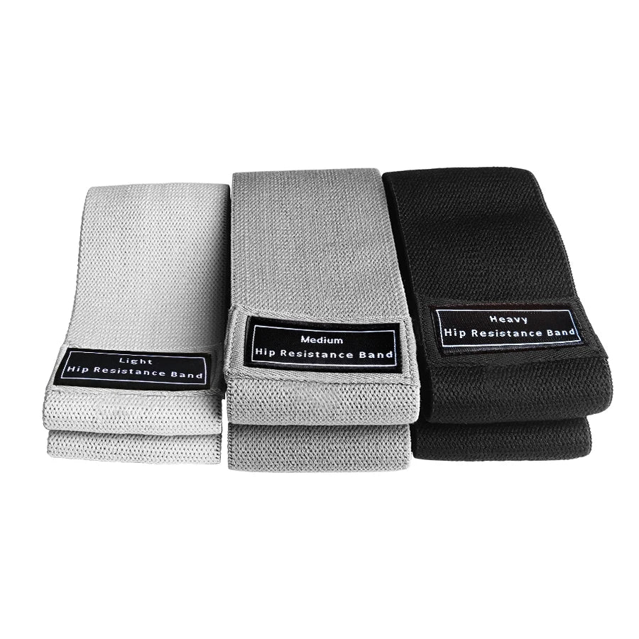 Fabric Resistance Bands for Glutes, Thighs, and Hips for Men and Women – Ideal for Squats, Stretching, and Yoga Workouts