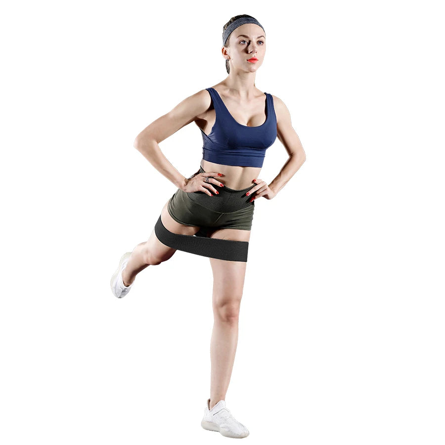 Fabric Resistance Bands for Glutes, Thighs, and Hips for Men and Women – Ideal for Squats, Stretching, and Yoga Workouts